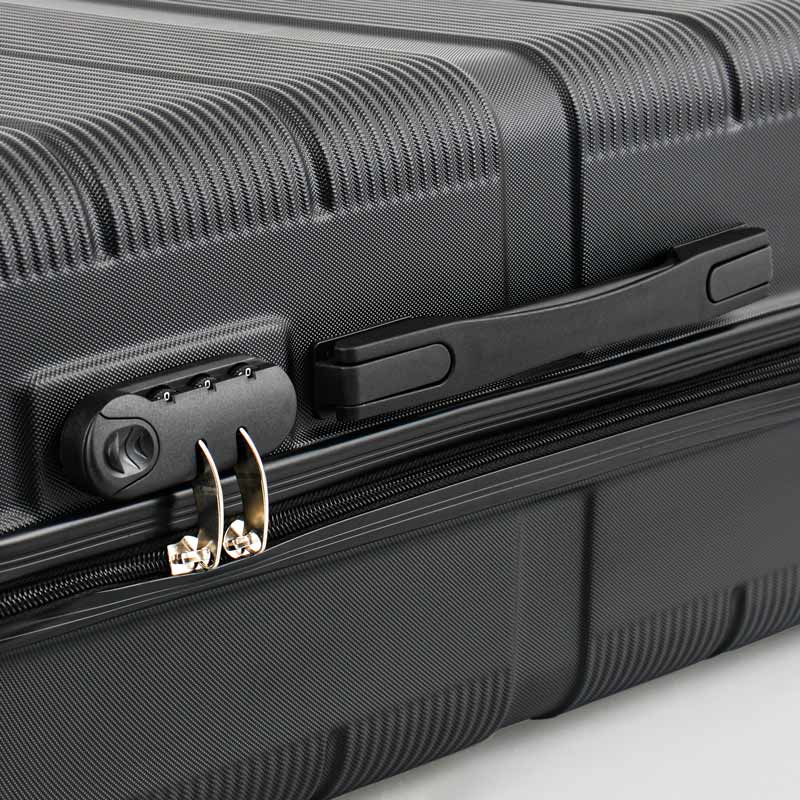 Valise 'Linea' noire 68L noir - L'Incroyable